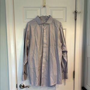 Men's Blue Striped Shirt Brooks Brothers